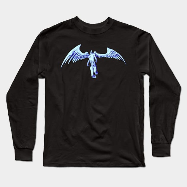 Alien Angel Long Sleeve T-Shirt by AndersHoberg